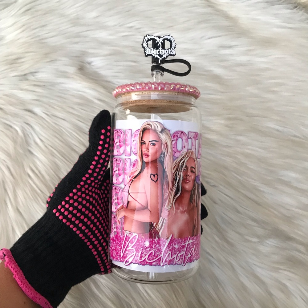 Karol G Glass can  16oz